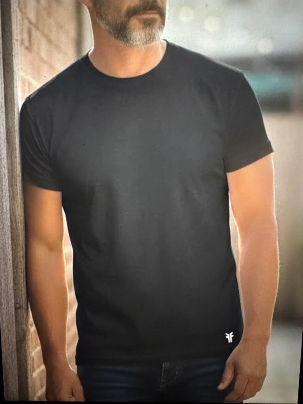 FRYE Men’s Black Short Sleeve Crewneck Tee